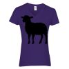 Heavy Cotton Women's V-Neck T-Shirt Thumbnail