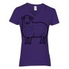 Heavy Cotton Women's V-Neck T-Shirt Thumbnail
