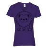 Heavy Cotton Women's V-Neck T-Shirt Thumbnail