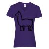 Heavy Cotton Women's V-Neck T-Shirt Thumbnail