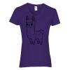 Heavy Cotton Women's V-Neck T-Shirt Thumbnail