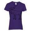 Heavy Cotton Women's V-Neck T-Shirt Thumbnail