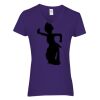 Heavy Cotton Women's V-Neck T-Shirt Thumbnail