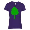 Heavy Cotton Women's V-Neck T-Shirt Thumbnail