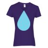 Heavy Cotton Women's V-Neck T-Shirt Thumbnail