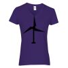 Heavy Cotton Women's V-Neck T-Shirt Thumbnail