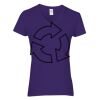 Heavy Cotton Women's V-Neck T-Shirt Thumbnail