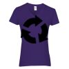 Heavy Cotton Women's V-Neck T-Shirt Thumbnail