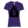 Heavy Cotton Women's V-Neck T-Shirt Thumbnail