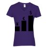 Heavy Cotton Women's V-Neck T-Shirt Thumbnail