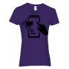 Heavy Cotton Women's V-Neck T-Shirt Thumbnail