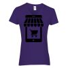 Heavy Cotton Women's V-Neck T-Shirt Thumbnail