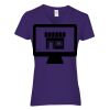 Heavy Cotton Women's V-Neck T-Shirt Thumbnail