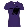 Heavy Cotton Women's V-Neck T-Shirt Thumbnail