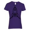 Heavy Cotton Women's V-Neck T-Shirt Thumbnail