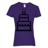 Heavy Cotton Women's V-Neck T-Shirt Thumbnail