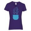 Heavy Cotton Women's V-Neck T-Shirt Thumbnail