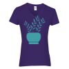Heavy Cotton Women's V-Neck T-Shirt Thumbnail