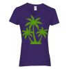 Heavy Cotton Women's V-Neck T-Shirt Thumbnail