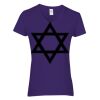 Heavy Cotton Women's V-Neck T-Shirt Thumbnail