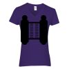 Heavy Cotton Women's V-Neck T-Shirt Thumbnail