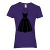 Heavy Cotton Women's V-Neck T-Shirt Thumbnail