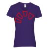 Heavy Cotton Women's V-Neck T-Shirt Thumbnail