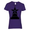Heavy Cotton Women's V-Neck T-Shirt Thumbnail