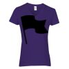 Heavy Cotton Women's V-Neck T-Shirt Thumbnail