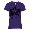 Heavy Cotton Women's V-Neck T-Shirt Thumbnail
